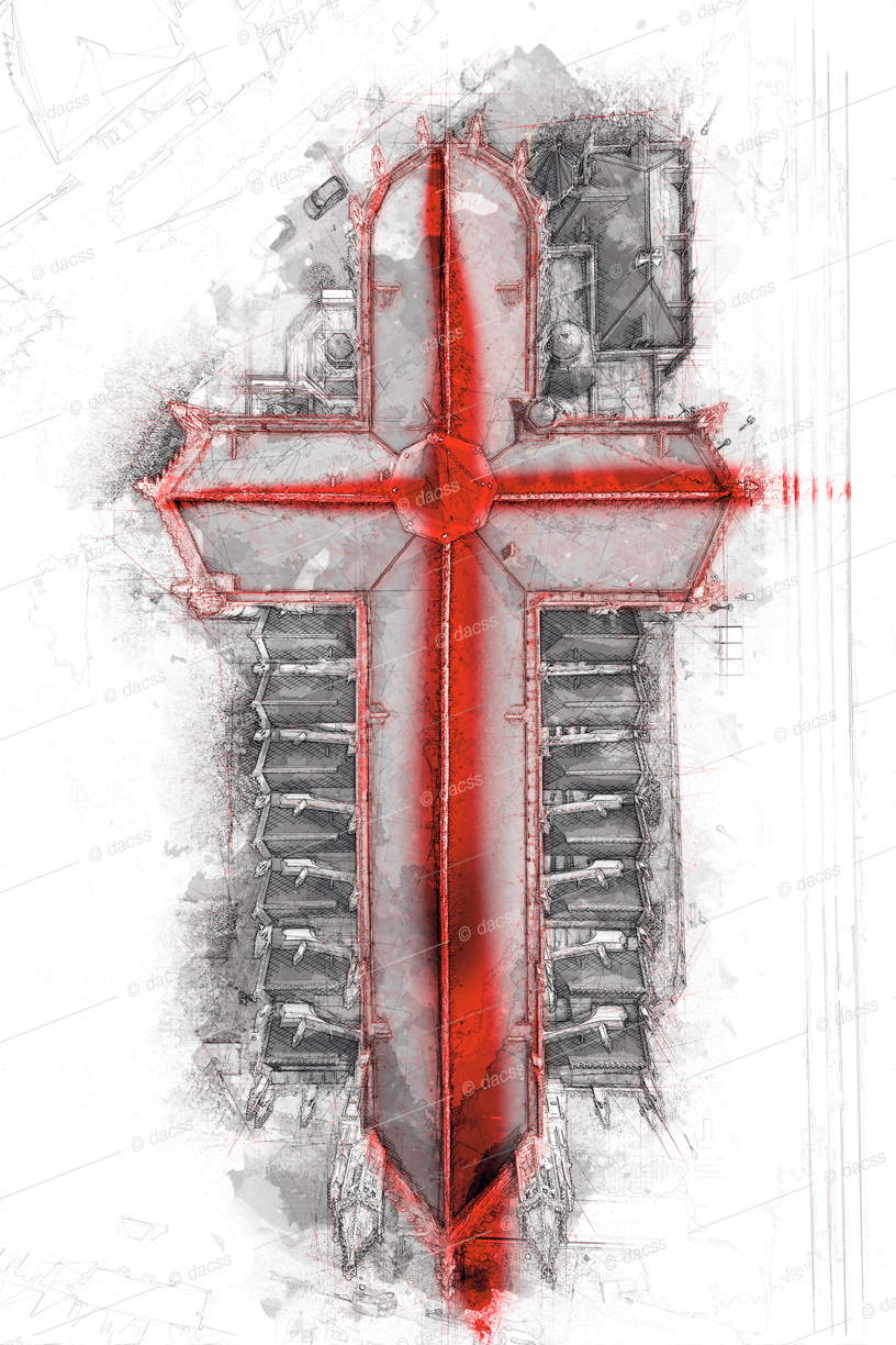 Le Sablon – la croix RED